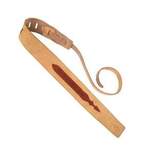 1565608271632-Gibson, Guitar Strap, Brushed Leather -Tan with Cognac Insert ASGG-BL010.jpg